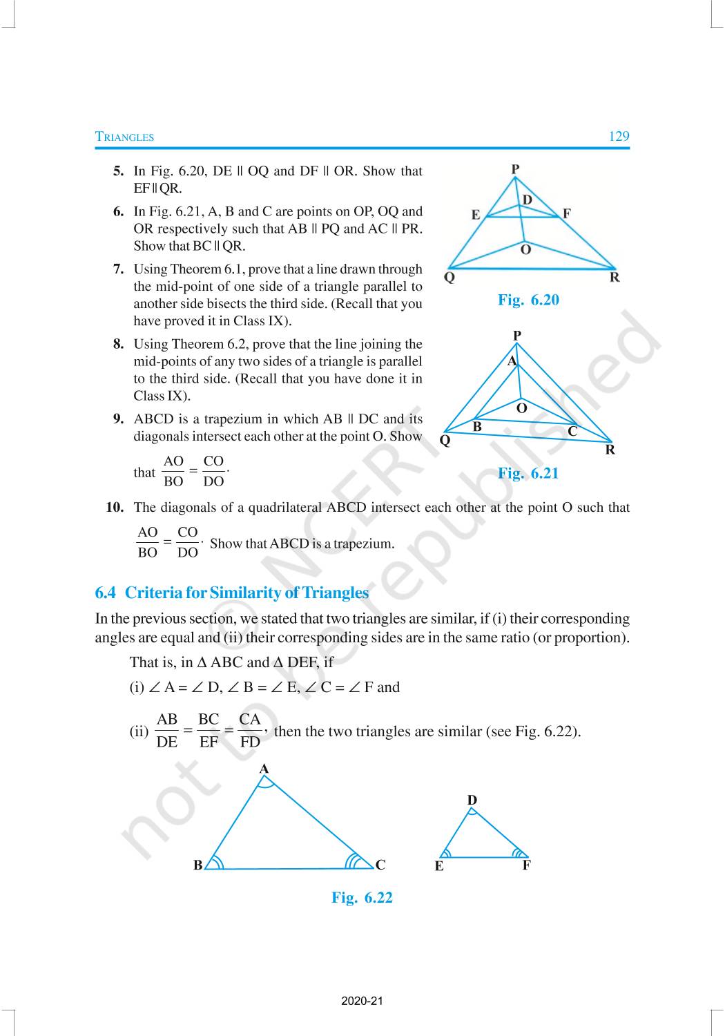 case study for triangles class 10